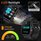 LIGE FlashSmart: 2 HD, AI, Sports & Health Tracker THRIXINE
