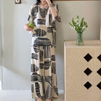 Sleepwear Women's Clothing Summer Blouse Cotton Silk New Thin Home Loose Casual Comfortable Premium Soft Simple  National Style Lootquake LLC