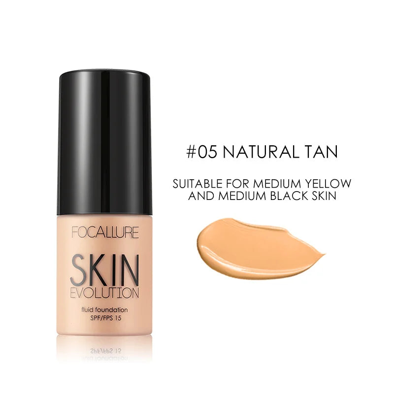 Focallure 8 Colors Face Foundation Makeup Base Liquid Foundation Cream Full Coverage Concealer Moisturizing Face Make Up Lootquake LLC