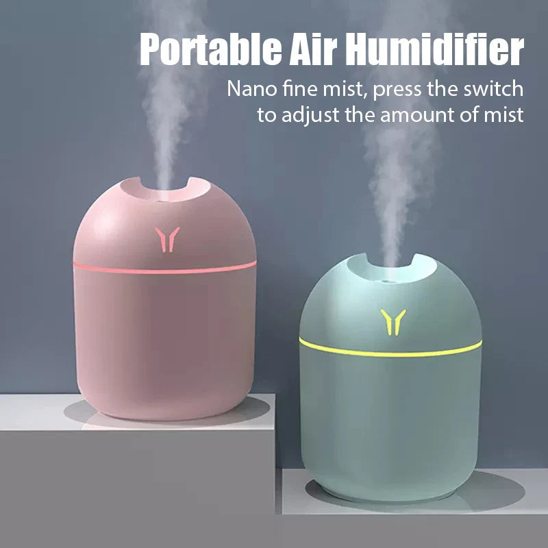 250ML Mini Aroma Oil Diffuser USB Essential Oil Atomizer Electric Air Humidifier With LED Night Lamp For Home Desk Bedroom Car Lootquake LLC