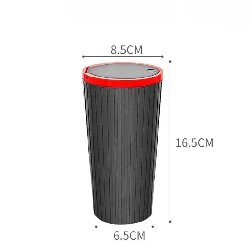 Universal Car Trash Bin Can Mini Auto Dust Organizer Car Interior Rubbish Bag Garbage Container Storage Box Bucket Auto Accessor Lootquake LLC
