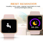 Men Watches Smart Watch For Women Fitness Heart Rate Monitor Sports Smartwatch Electronic Calory Music Control Y68 Bracelet Kids