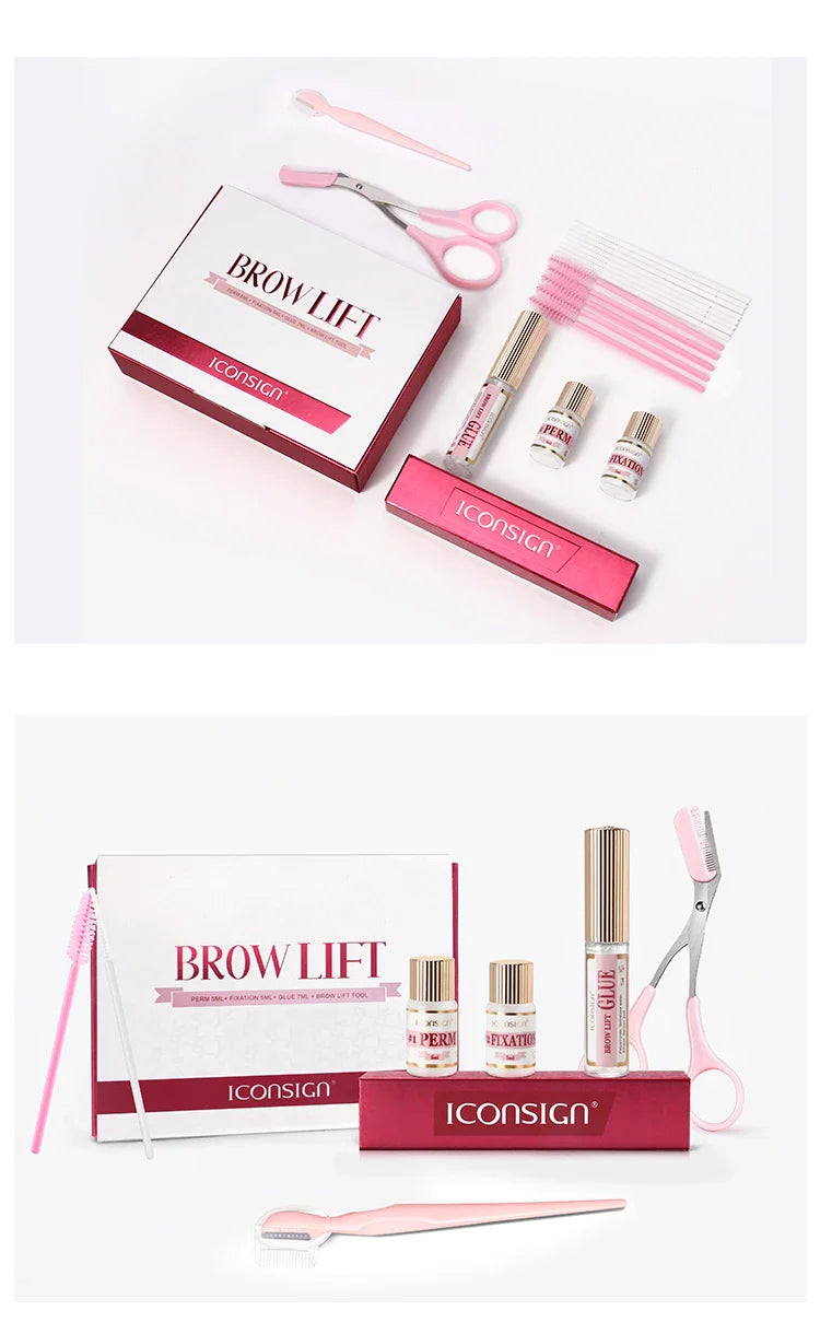 ICONSIGN Eyebrow Lift Professional Brow Lift Kit Brow Perm Eyebrow Kit Brow Makeup Tools Dropshipping Wholesale and Customize Lootquake LLC