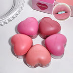 Gegebear Heart-Shaped Lip and Cheek Balm — Fine-Milled, Soft Matte Finish with Delicate Pink Tones for a Blushing Look Lootquake LLC