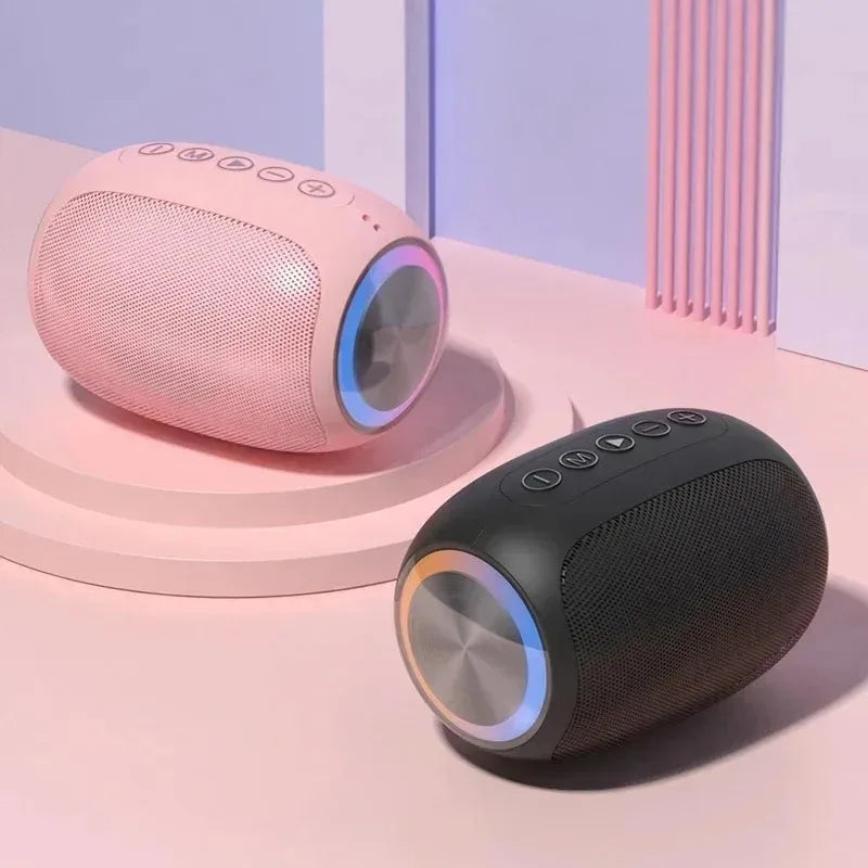 Speaker Bluetooth pink strong function portable Bluetooth speaker outdoor speaker waterproof 10W bass support TF card Lootquake LLC