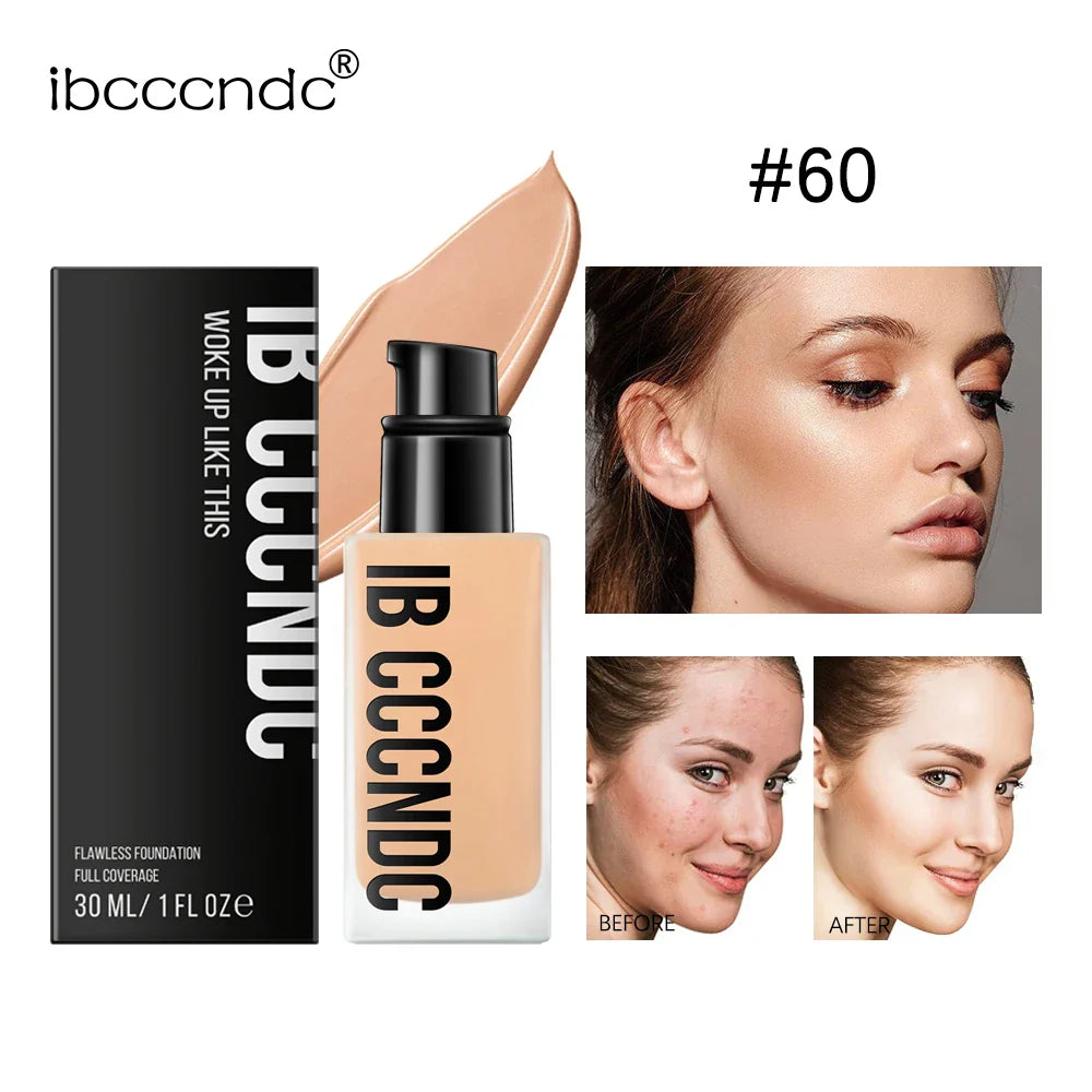 High Coverage Foundation Foundation Face Cream Cosmetic Foundations Makeup Waterproof Mist Korean Makeup Base Make Up Cc Bb Full Lootquake LLC