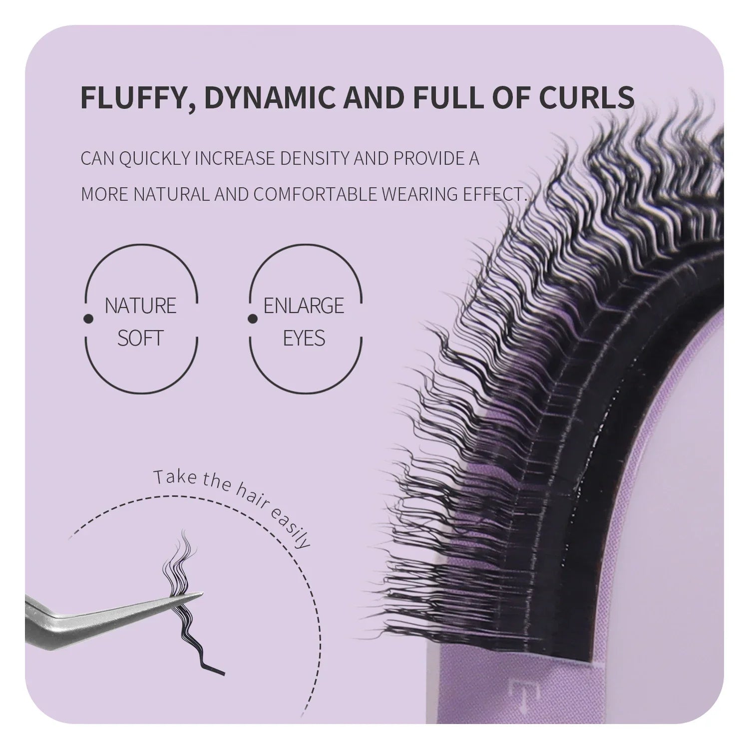 ANNAFRIS 2024 New Style Wool Roll False Eyelash 5D Wool Curly Eyelash Extension Natural Long Fluffy Soft Full Handmade Eye Lash Lootquake LLC
