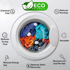 Wool Dryer Balls 7CM Premium Natural Fabric Softener Wool Balls Replaces Dryer Sheets Laundry Balls for Dryer