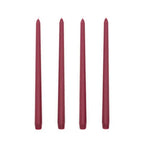 30CM Taper Candle 4 Pack - Home Interior Long Burning Dripless and Smokeless Candles Unscented - Valentines Candles for Home Lootquake LLC