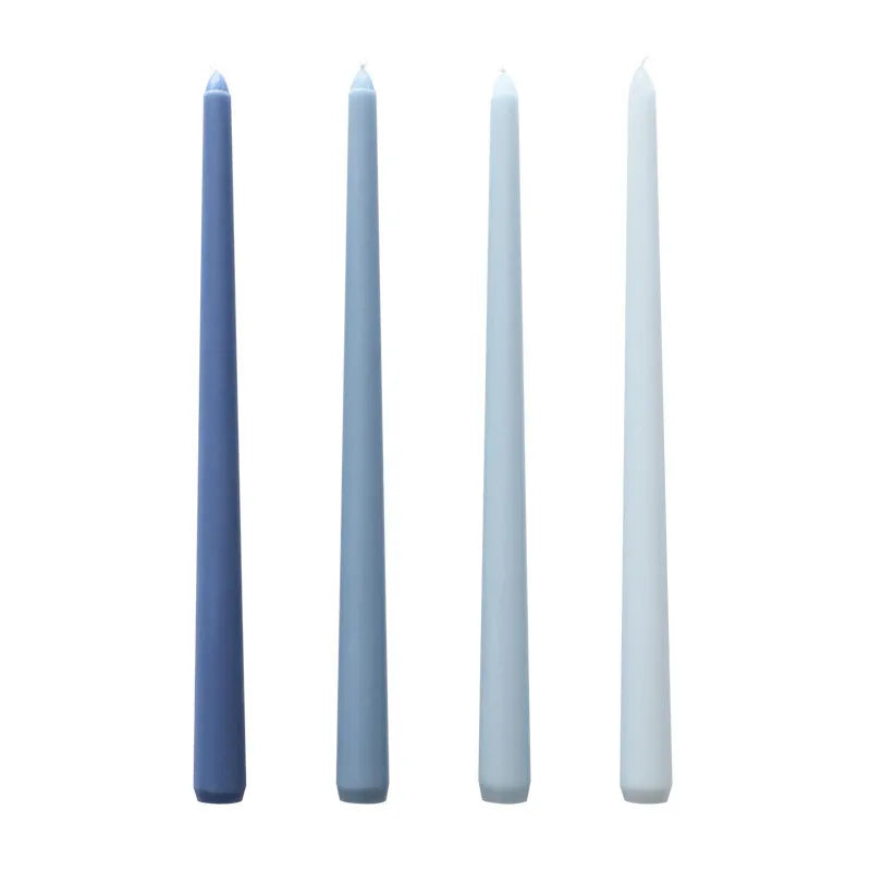 30CM Taper Candle 4 Pack - Home Interior Long Burning Dripless and Smokeless Candles Unscented - Valentines Candles for Home Lootquake LLC