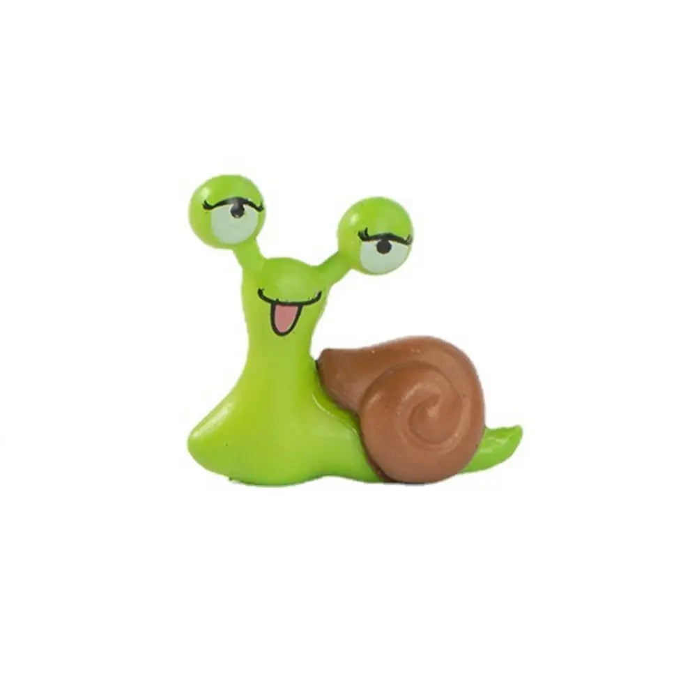Crafts Cartoon Snails Fairy Creative Exquisite Snail Sculpture Art Simulated Miniatures Figurines Gift Lootquake LLC