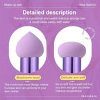 3Pcs Makeup Sponge Beauty Foundation Blending Sponge Makeup Sponge Wedge Foundation Sponges With Handle Cosmetic Blender Profess Lootquake LLC