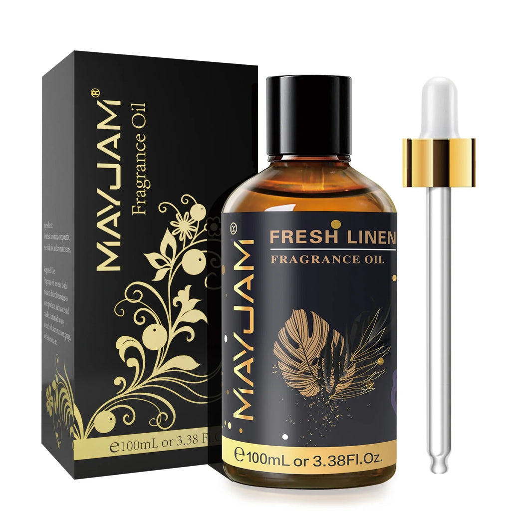 MAYJAM 100ml Aromatic Oils Freesia Fresh Linen Mandarin Parma Violet Fragrance Oils For Humidifier Diffuser Lootquake LLC
