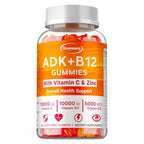 Vitamin D3 K2 + Vitamin B12 Gummies - Boost Metabolism, Eyes, Bone, Energy, Nerve, Immune Support Lootquake LLC