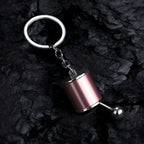 Personalized Keychain Creative Metal Mini Car Parts Manual Transmission Auto Keyring Accessories Key Ring Chain Men Lover Gift