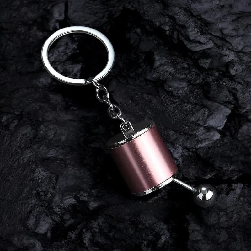 Personalized Keychain Creative Metal Mini Car Parts Manual Transmission Auto Keyring Accessories Key Ring Chain Men Lover Gift Lootquake LLC
