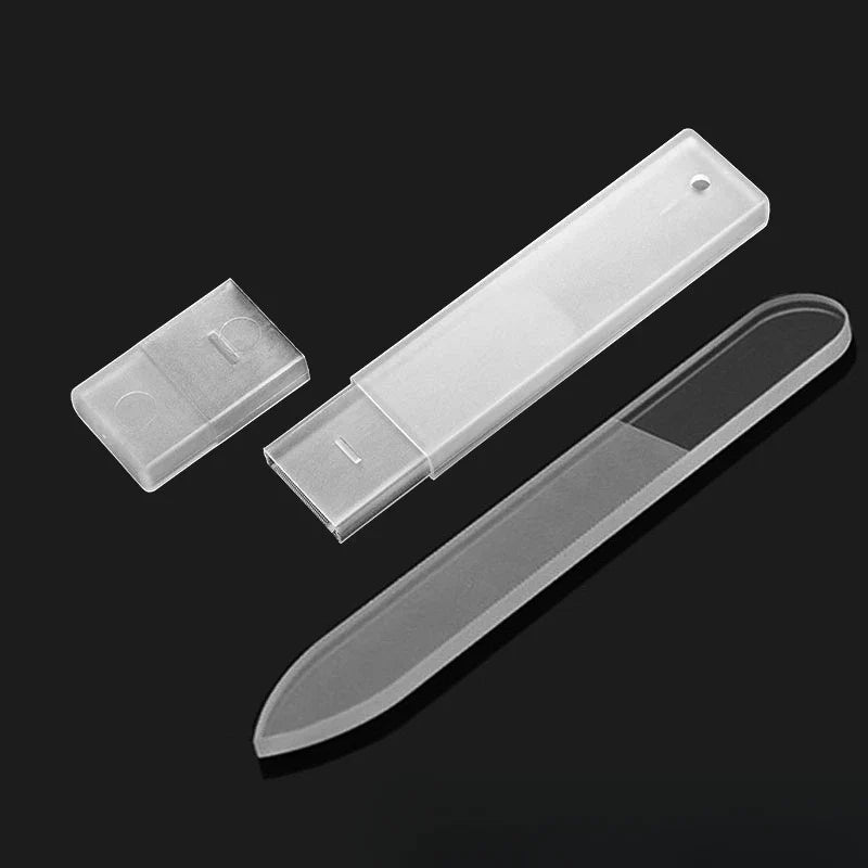 Nano Glass Nail Files Professional Polishing Manicure Art Tool  Washable Make Nails Brighten Easily Like Nail Polish