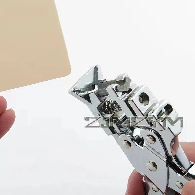 Multifuctional Hole Puncher  PVC Plastic ID Cutter Paper Tag Tool Plier Hole Identity Puncher Punch Stationery Office Supplies Lootquake LLC