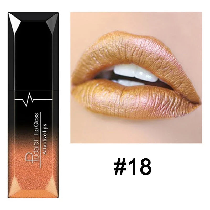 Waterproof Nude Matte Velvet Glossy Lip Gloss Lipstick Lip Balm Sexy Red Lip Tint 21 Colors Women Fashion Makeup Christmas Gifts Lootquake LLC