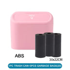 Car Trash Can (with Lid) Contains 60 (300) Garbage Bags, Small Car Trash Can, Leak-proof Mini Car Accessories Lootquake LLC