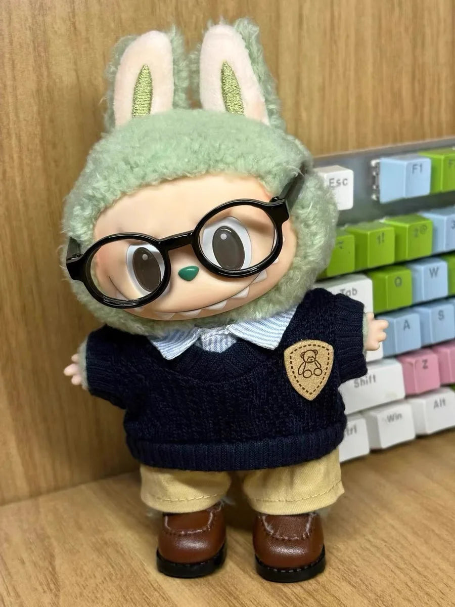 Labubu 17cm Clothes Outfit Accessories For The Monster Dolls Clothing Kid Gift Shirt Sweater Pants Shoes Student Uniforms Lootquake LLC