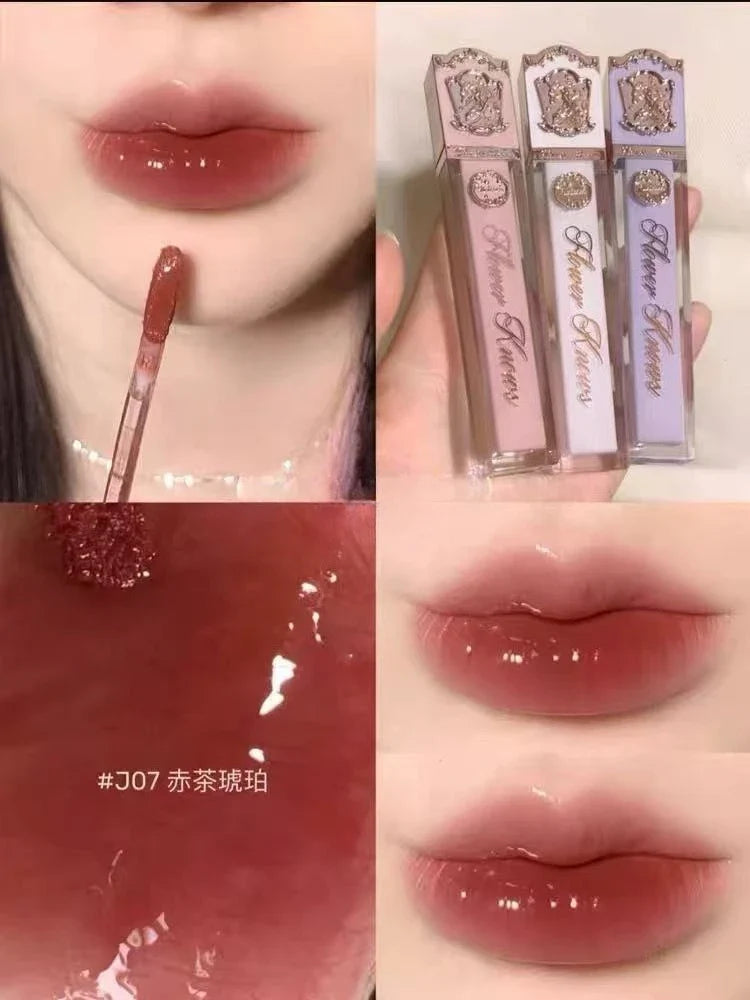 Flower Knows Strawberry Rococo Series Cloud Lip Cream Lip Gloss Long Lasting Velvet Lip Tint Lipstick for Women Cosmetic Lootquake LLC