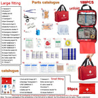 First Aid Kit 188 pcs emergency and survival essentials THRIXINE