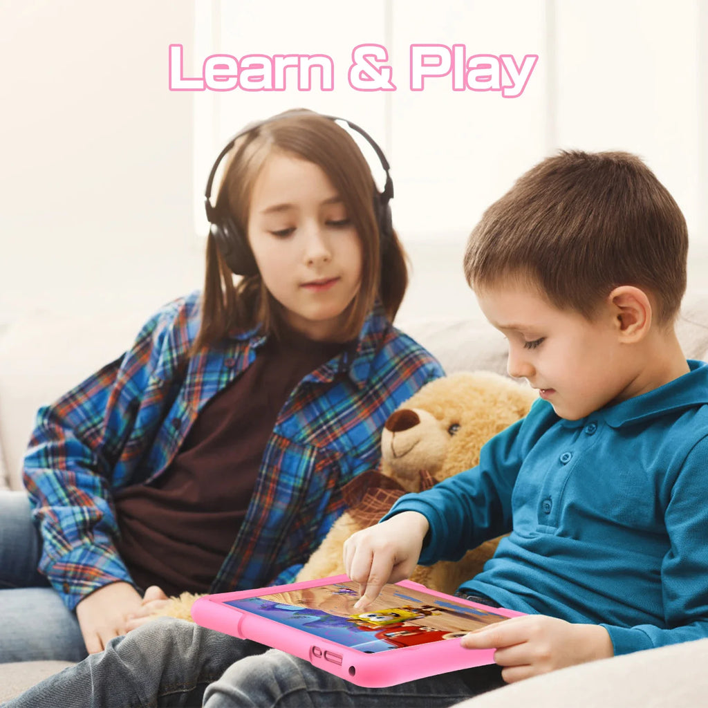 PRITOM 10 inch Kids Tablet Android 12 Tabletas 32GB, Quad-Core, 6000mAh, Large HD IPS Display, WiFi 6, Dual Camera, Bluetooth, Lootquake LLC