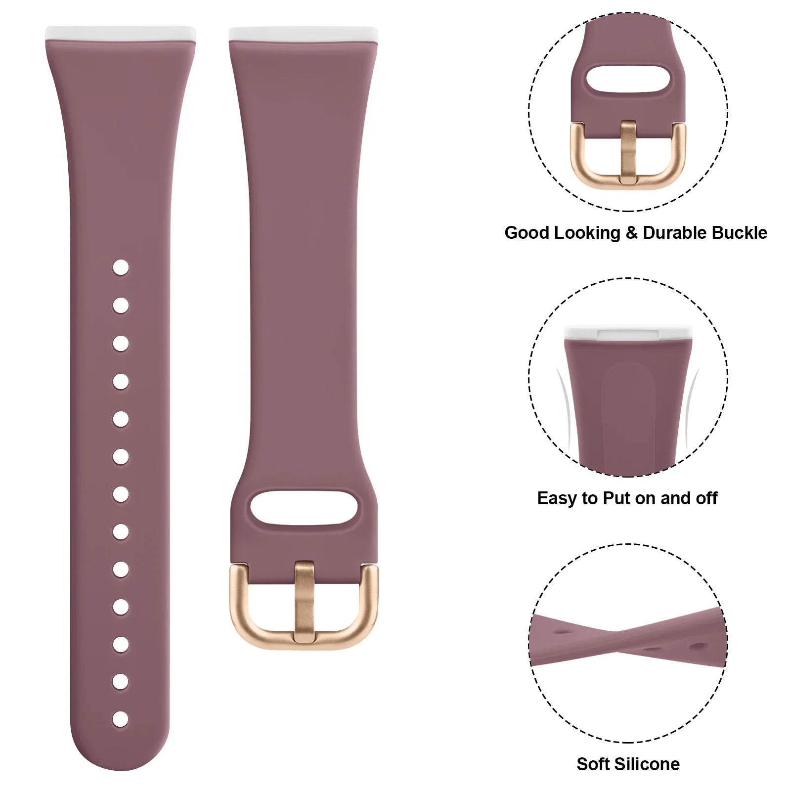Silicone Fitbit Versa & Sense Bands