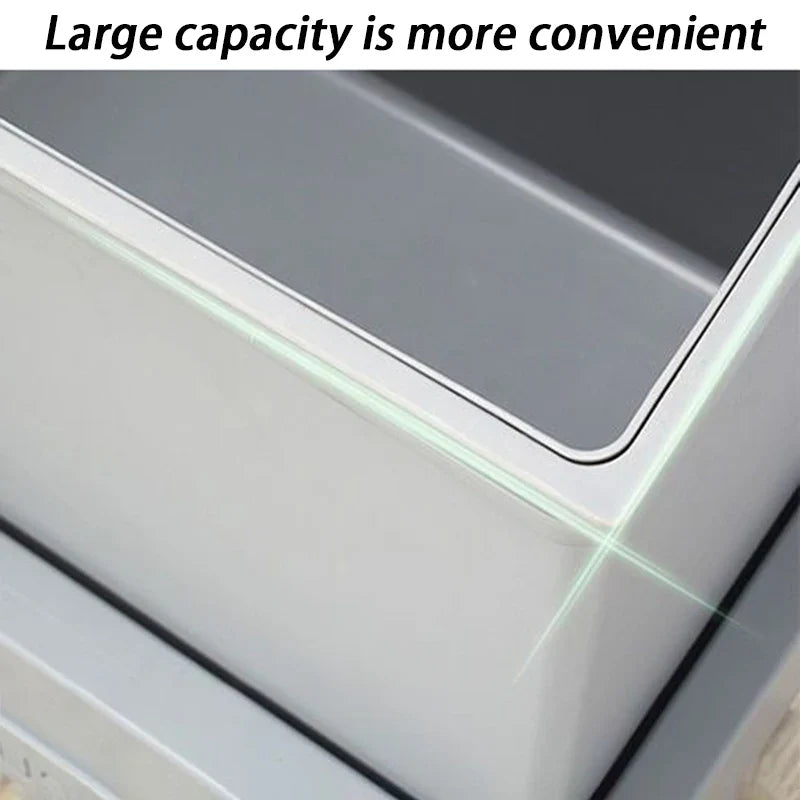 Kitchen Trash Can Household Pull Out Trash Can Sink Cabinet Bottom Garbage Bin Large Capacity Litter Bins Food Waste Disposal