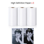 Mini Printer Paper Kids Instant Print Camera Thermal Colorful Adhesive Self-adhesive Paper for Wireless Bluetooth Printer 57mm Lootquake LLC