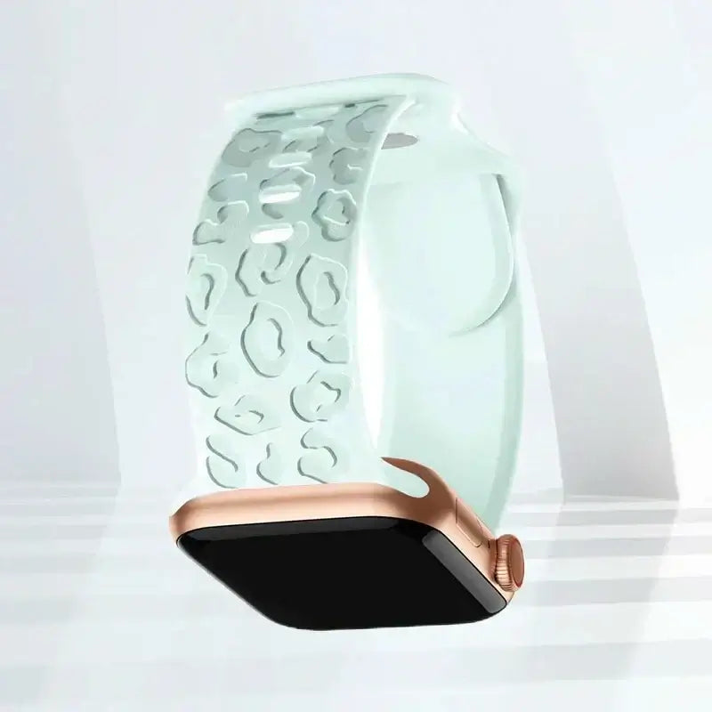 Apple Watch Silicone Strap - Stylish, Engraved Design - SJB-DIAMOND ELITES