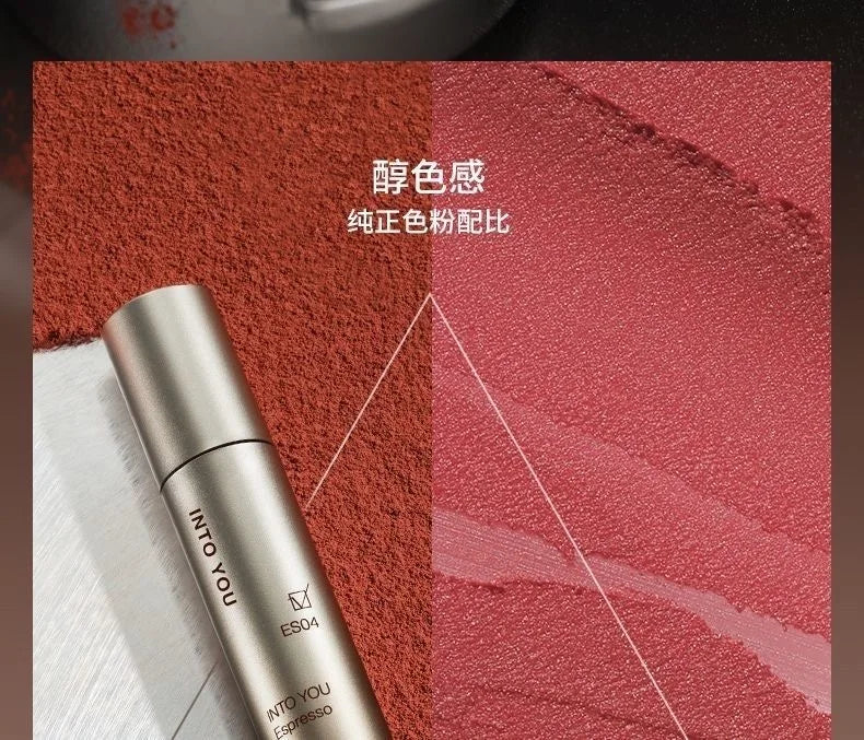 INTOYOU Matte Lipstick Longlasting Lip Clay Velvet Waterproof Lip Gloss Non-sumdge Non-stuicky Lip Stain Espresso Lips Makeup