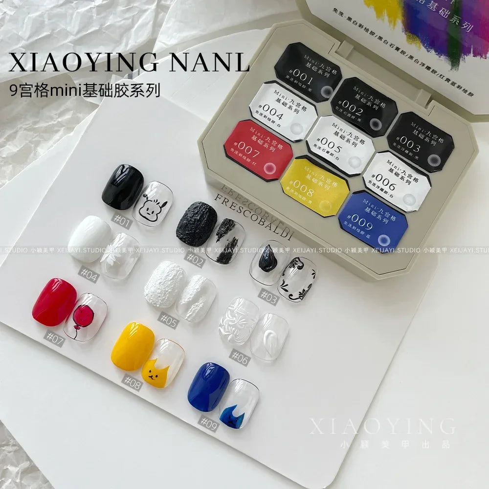 9 colors Chinese style aurora powder shell polished fairy powder cream popular brocade powder three-dimensional nail decoration Lootquake LLC