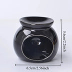 Essential Oil Burners Wax Melt Warmer Aromatherapies Aromas Diffuser Furnaces Ceramics Tealight Holder Decors Lootquake LLC