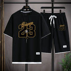 Men's Sports Suit Shorts Set THRIXINE