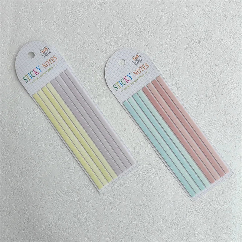 160 Sheets Color Stickers Transparent Fluorescent Index Tabs Flags Stationery Children Gifts  School Office Supplies Lootquake LLC