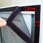 Large Size Magnetic Garage Door Curtain Custom Size Mosquito Net Anti Fly Insect Screen Used in Pavilions Balconies Outdoor Tent