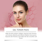 Collagen Pad Facial Toner Fade Fine Lines Brightening Skin Tone Improve Sensitive Acne Facial Skin Soothing Glacier Cotton Pads Lootquake LLC