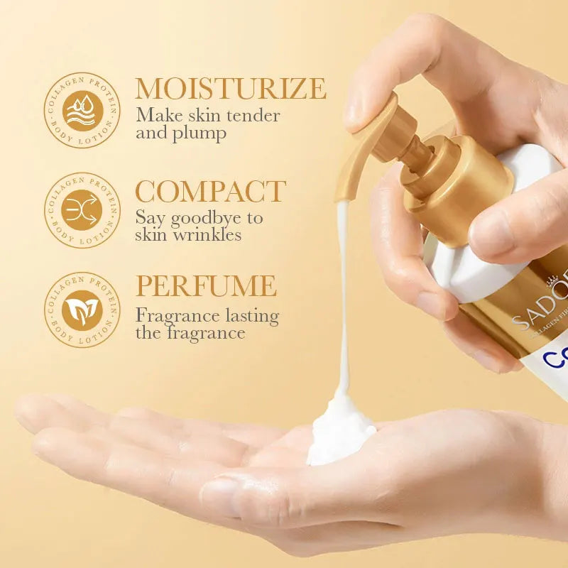 Collagen Milk Bleaching Face Body Cream Whitening Skin Moisturizing Lotion Lightening Care Lootquake LLC