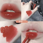 Dark Purple Lip Gloss Water Light Long Lasting Clear Moisturize Mirror Pink Peach Lip Tint Non Stick Cup Liquid Lipstick Makeup