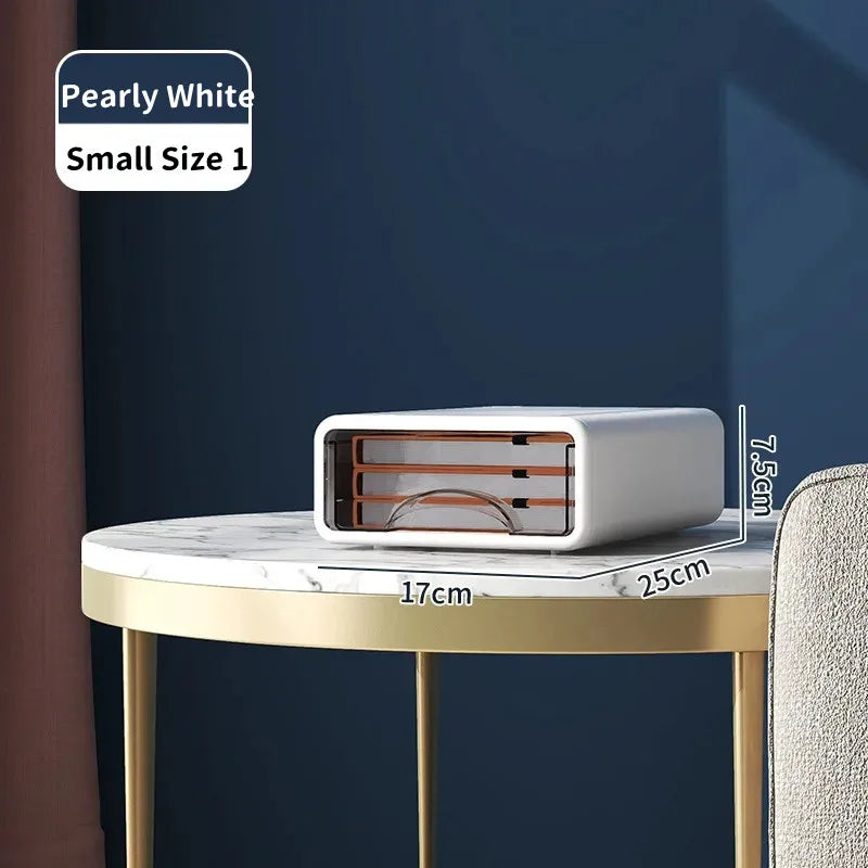 Storage Drawers Desk Organizer Box Desk Stationery Drawer Storage Toiletries Organizer Box Clutter Desk Shelving Home Storage Lootquake LLC