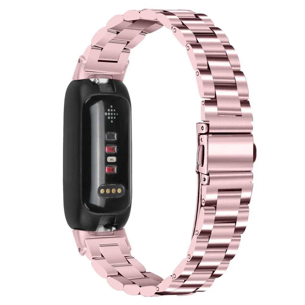 Fitbit Inspire 3 Stainless Steel Band – Premium Metal Strap - SJB-DIAMOND ELITES