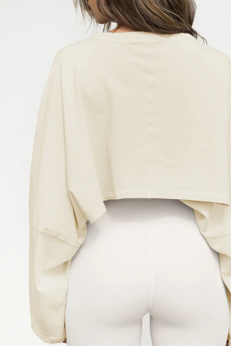 FitFlow Long Sleeve Crop Top THRIXINE