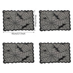 Halloween Decorations Set Spider Web Table Runner Fireplace Scarf Cover Tablecloth 3D Bats Wall Stickers Halloween Party Decor Lootquake LLC