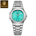 POEDAGAR Luxury Square Watch For Woman Luminous Waterproof Date Ladies Watch Elegant Women's Quartz Watches Simple Female Clock