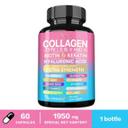 Collagen Supplement - Supports Skin Care, Nails, Hair, Antioxidants and The Immune System Lootquake LLC