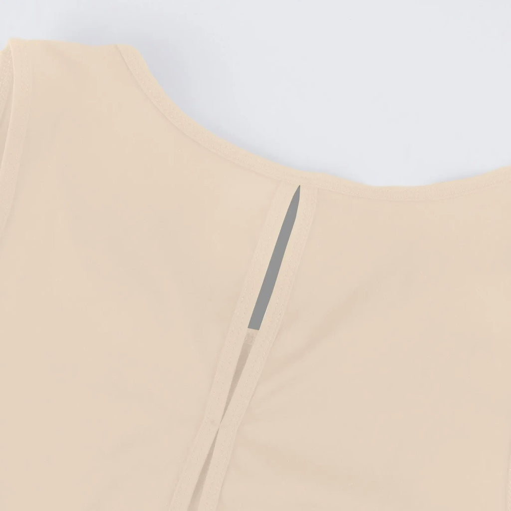 Women'S Solid Color Top Women'S Sports Suspender Top Women'S Fashion Hollow Back Sports Running Fitness Casual Hundred Yoga Top Lootquake LLC
