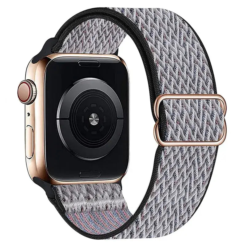 Apple Watch Nylon Band - Stylish, Durable, Elastic Design - SJB-DIAMOND ELITES