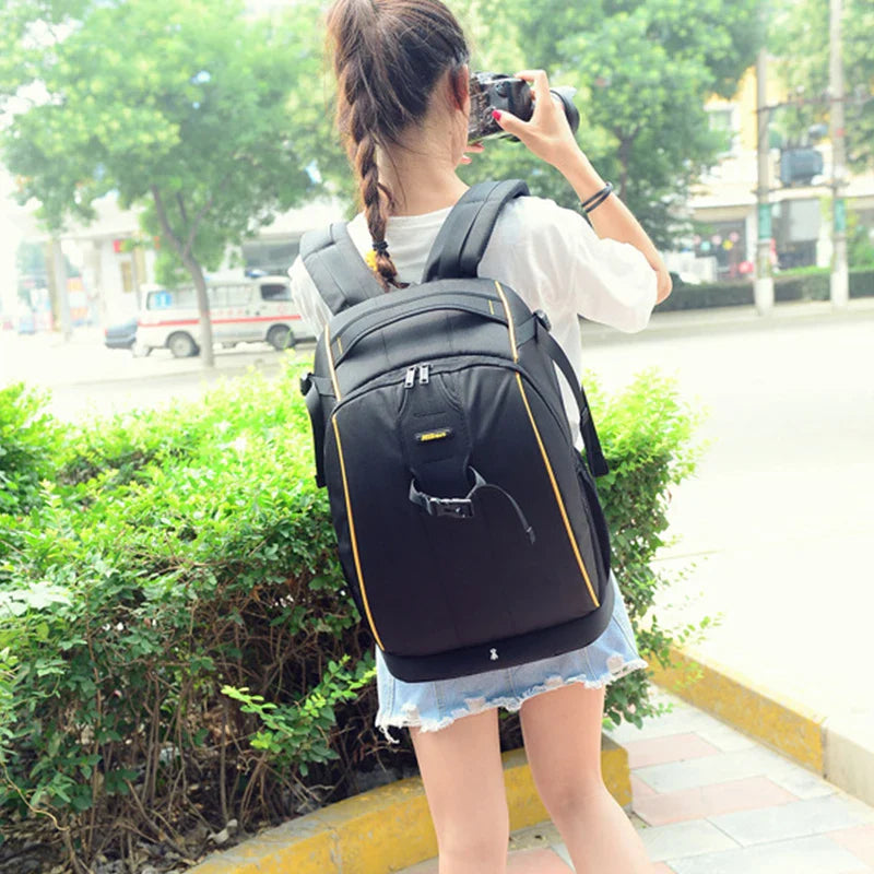 Professional Photography Backpack for Camera, Lens and 15" Laptop - Waterproof Camera Bag for DSLR, DSLR, Mirrorless
